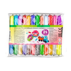 Набор для лепки с воздушным пластилином, 24 цвета
