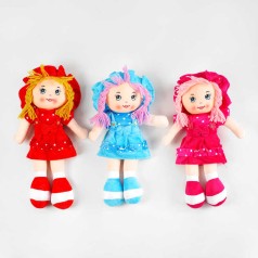 Лялька м'яка 4 види, висота 44 см, мікс видів 