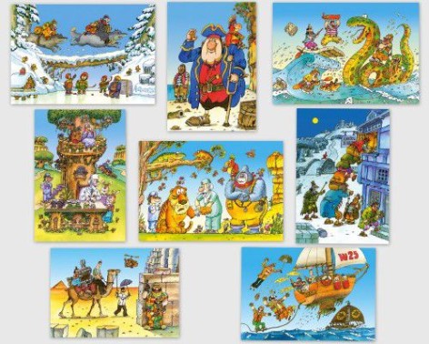 Пазлы "Мультфильми, 54 элемента