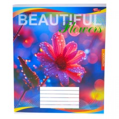 Зошит кольоровий 48 аркушів, клітинка (16 штук в упаковці)