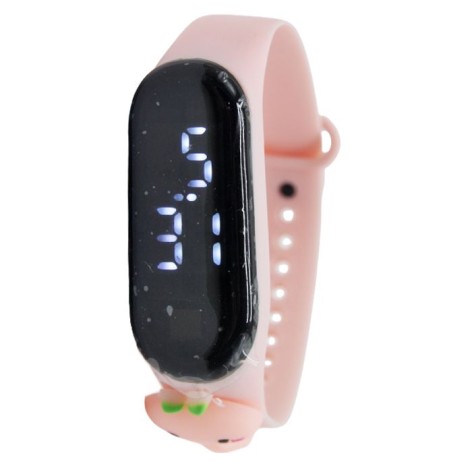 Сенсорные электронные часы (розовый)