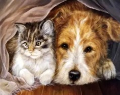 Алмазна мозаїка за номерами 40*50 