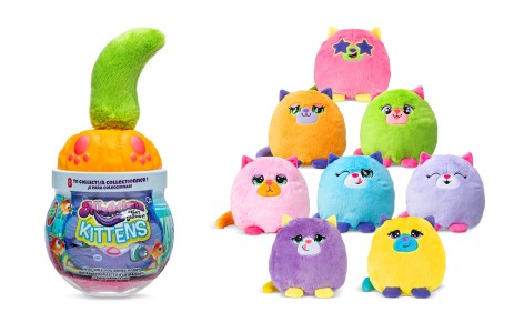 Мягкая игрушка MISFITTENS - КОТЁНОК В АКВАРИУМЕ (в ассорт.)