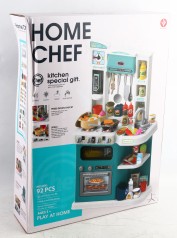 УЦЕНКА 30% Кухня 922-176 з посудом батар.муз.світ.тече вода кор.66*13*49 