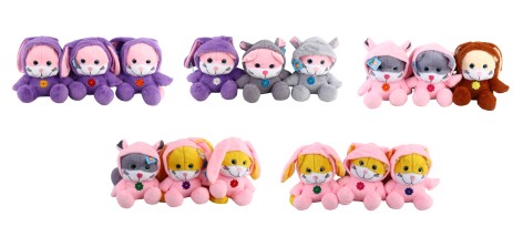 М'яка іграшка Кіт у піжамі 30см