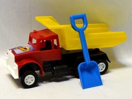 Машинка іграшкова М самоскид із лопаткою 18х9х11,5 см КВ