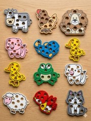 Шнуровка Животные 16см