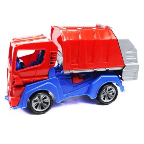 Пластикова машинка "сміттєвоз", червоний