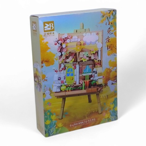 Конструктор Painting: Дом кроликов, со светом, в коробке