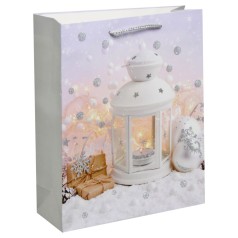 Пакет подарочный 32 х 26 см фонарик