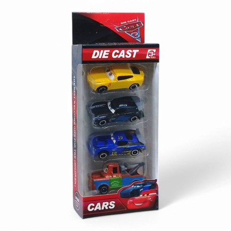 Набір металевих машинок "Тачки" 4шт (вид 1)