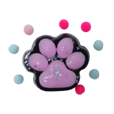 Лапка антистресс черная, микс, 1 штука, 6,5 см