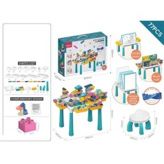 Конструктор зі столиком та стільчиком, 77 великих деталей 10351A-Q03B