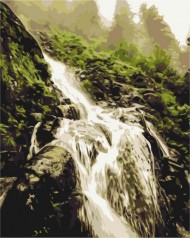 Картина по номерам: Шум водопада 40*50