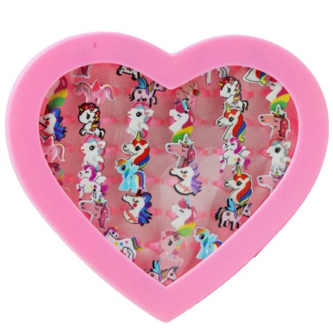 Набір перстень пластикових "Чарівні поні" (36 шт)