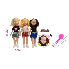 Лялька 3 види, в пакеті, мікс видів 