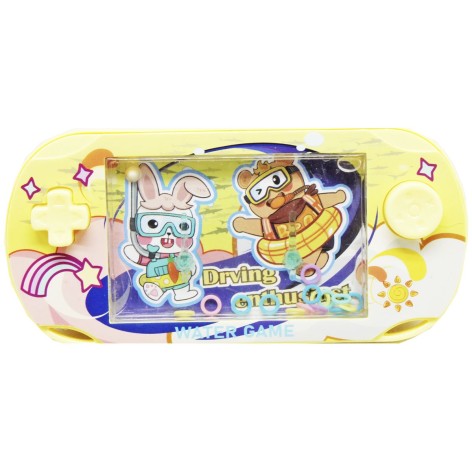 Игра водная с кругами животного ВИД 2 желтая