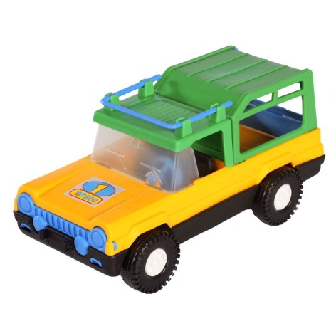 Машина пластиковая Сафари желтая