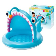 Басейн дитячий надувний "Риба Вудильник" з м'яким надувним дном 127х102х86 см Bestway 58419