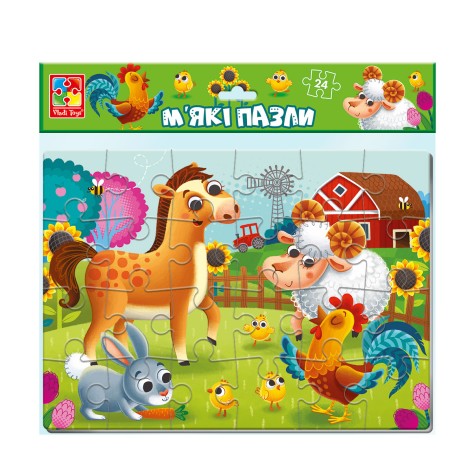 Гра розвиваюча М'які пазли А4 