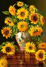 Пазли Castorland Соняшники у вазі, 68 x 47 см 1000 елементів