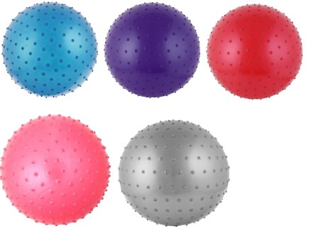 Мяч для фитнеса 75 см 1000 грамм 4 цвета с шипиками