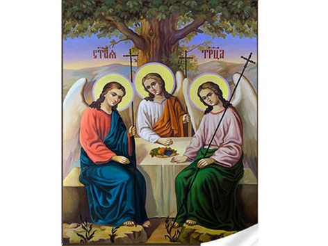 Набір для творчості алмазна картина Свята Трійця Strateg розміром 30х40 см кр (GM86046)