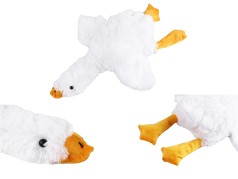 М'яка іграшка Гусак (подушка обіймашка) 70 см  сірий