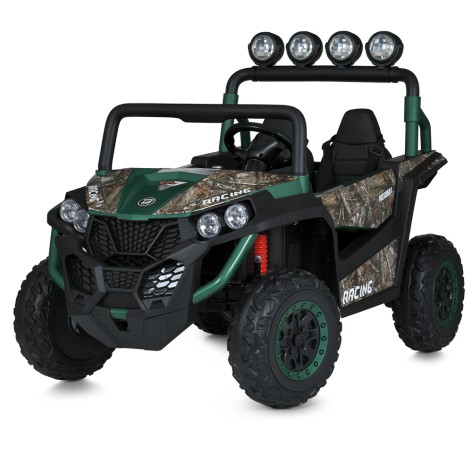 Машина Джип на акумуляторі M 6058EBLR-18-5(24V) (1шт) р/к2,4G, 4мотори90W, 1акум24V7AH,світло,муз,колесаEVA, USB, BLUETOOTH, FM, шкір.сидіння, камуфляж-зел