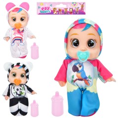Кукла CRB, 14см, бутылочка, соска, микс видов, в п/е, 12-19-5см 