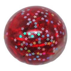 Антистресс с конфетти Шар рубиновый