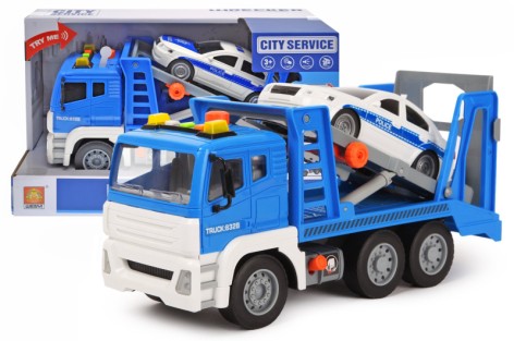 Автовоз інерційний WenYi музичний зі світлом 35,5×14,5×21 см (WY832B)