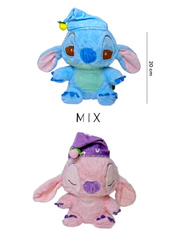 М'яка плюшева іграшка Стіч з ковпаком 20см МІКС //