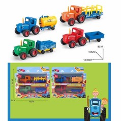 Трактор 2 види, ПАКУВАННЯ РОС. МОВОЮ, в кор,мікс видів 