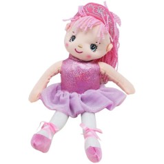 М`яка лялька, 40 см, рожева