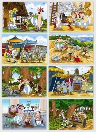 Пазлы "Астерикс и Обеликс" (32 шт по 54 эл в наборе)