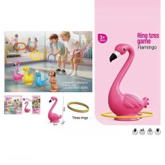 Кольцекид “Фламинго”, 23х13х35 см, 3 кольца, в сетке /48/