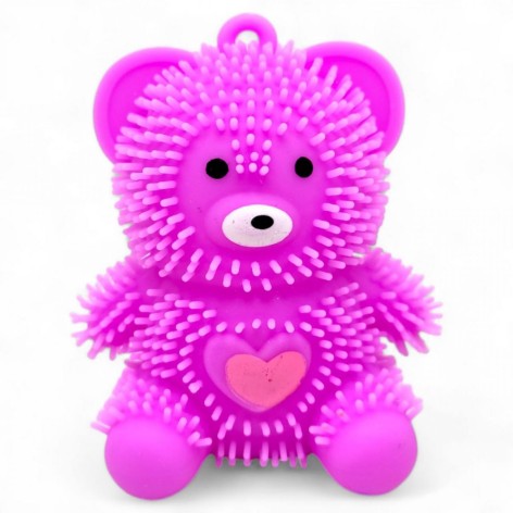 Светящиеся ежики "Мишки" (7,5 см), сиреневые.