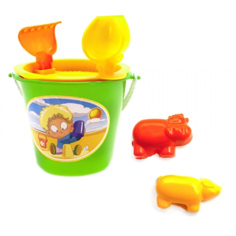 Песочный набор "6 элементов" (зелёный)