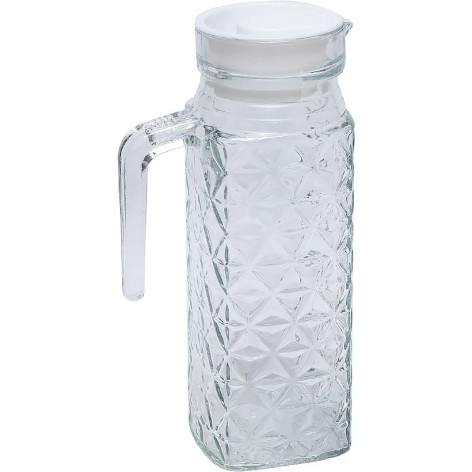 Карафа (графін) скляний круглий 1.1л 