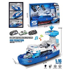 Корабль звук, подсветка, масштаб 1:16, движущиеся элементы, инерция, в кор.  /24/