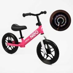 Велобіг "CORSO NEO" колесо 12" EVA (піна) зі світлом, сталева рама, підставка для ніг, в кор.  /1/