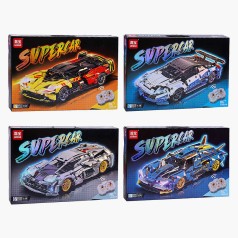 Конструктор 4 види, 748дет, кор, 58*38*7см мікс видів 