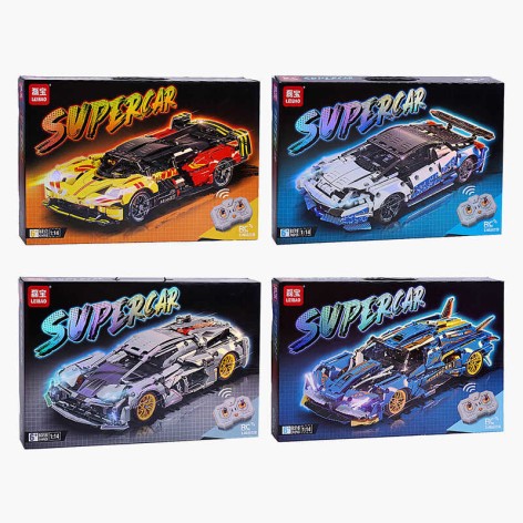 Конструктор 4 види, 748дет, кор, 58*38*7см мікс видів 