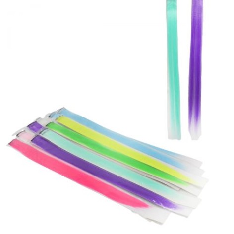 Канекалон фосфорный Пряди волос 55 см 12 шт