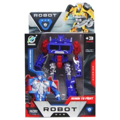 Трансформер игрушечный Robot сине-красный