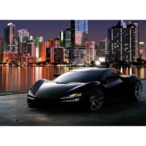 Набор для творчества алмазная картина Современный ритм Strateg размером 50х65 см кр (SGK71140)