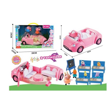 Набір героїв 6 фігурок героїв, підсвічування, пісня англійською мовою, машинка розкладається, рухомі деталі, аксесуари, в кор. 