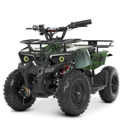 Квадроцикл HB-ATV800AS-10 (1шт) мотор800W, 3акум.12A/12V, швид.22км/год., до65кг., камуфл.зелений.