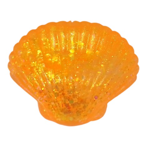 Жвачка-тянучка антистресс "Ракушка" (оранжевая)